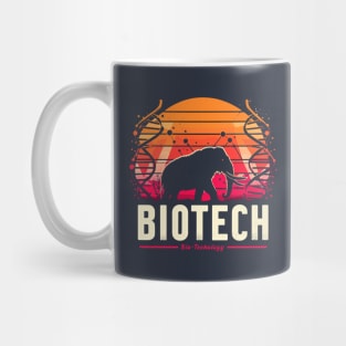 Biotech Bio Technology DNA Mammoth Science Crispr Gene Edit Mug